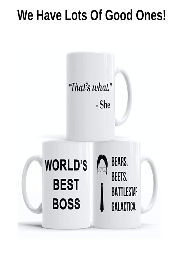 Glassicle Prison Mike Funny Beer Glass - The Office Merchandise - 16 Oz, Scratch-Resistant Funny Pint Glass - Perfect Stocking Stuffers, Gag Gifts, Birthdays, or Father’s Day - Printed in the USA - Image 3